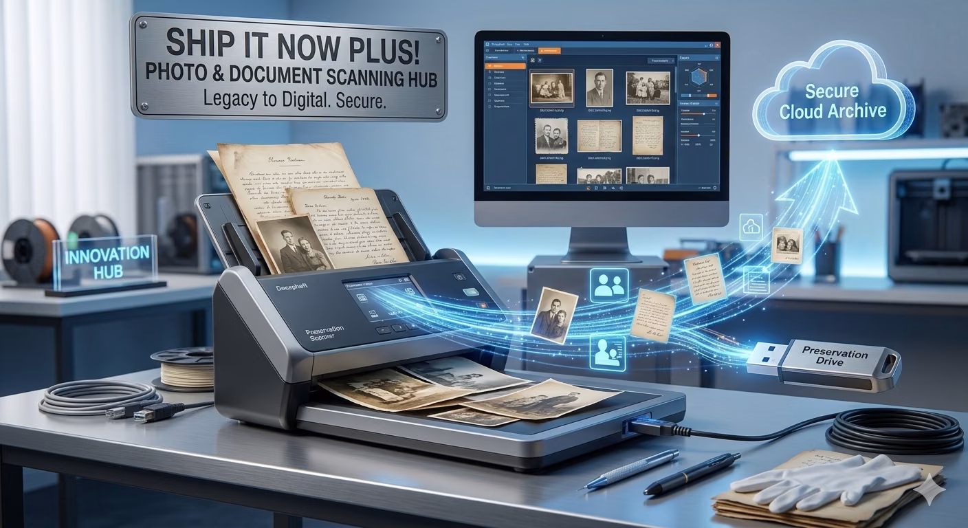 Digital archiving and scanning service