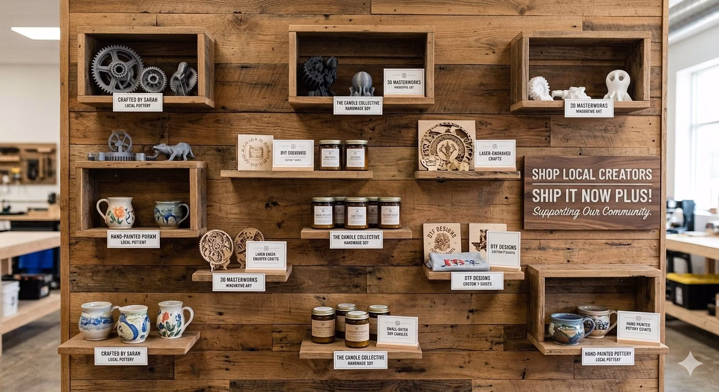 Planned local maker shelf rentals