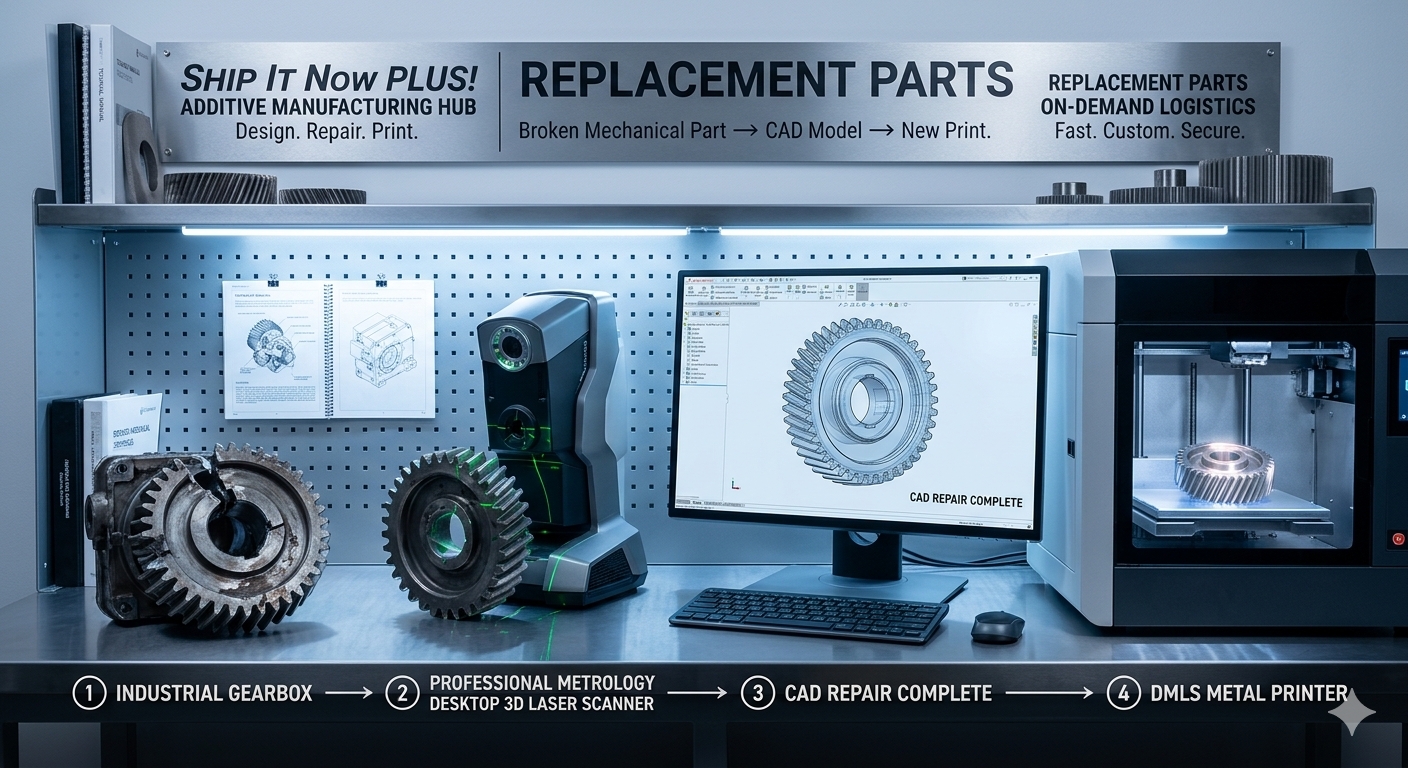 Planned self-serve 3D scanning station at Ship It Now PLUS!